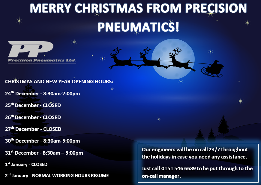Our Christmas and New Year opening times
